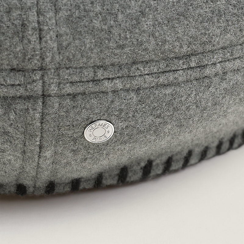 Saint-Honore Point Avalon beret - Grey | Hermès Canada